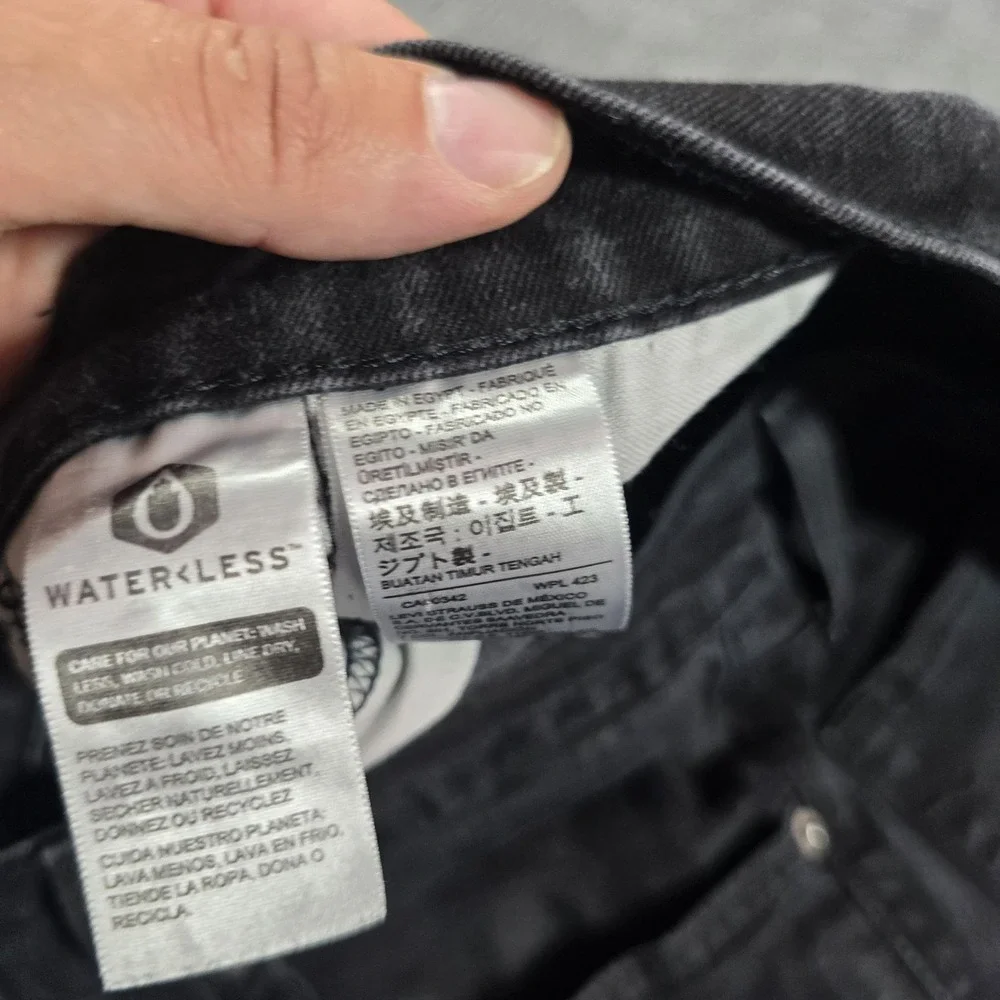 Levi's 541 Jeans Mens 38x32 Gray Dark Wash Athletic Fit Stretch Denim